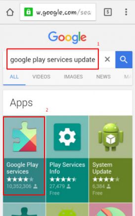 اپدیت گوگل پلی سرویس برای اسنپ 
